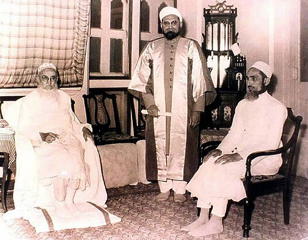 Sayedna Taher Saifuddin, Sayedna Mohammed Burhanuddin and Yusuf Najmuddin